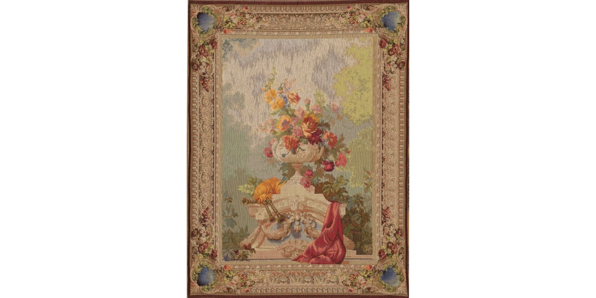 Gobelín Tapisserie Bouquet Cornemuse